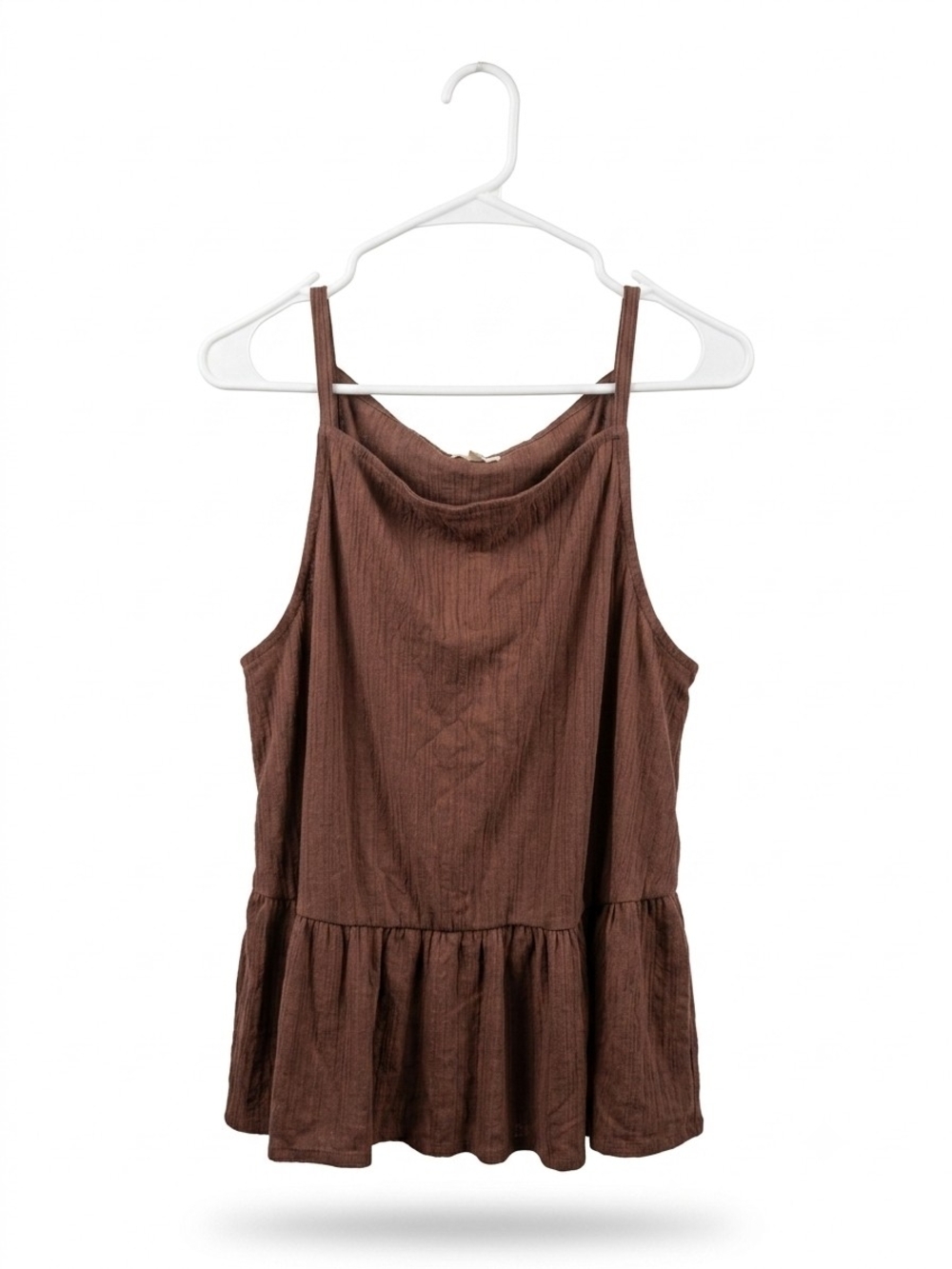 Maurices Mauve Women's Peplum Tank Top - 2X